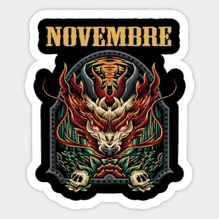 NOVEMBRE BAND Sticker